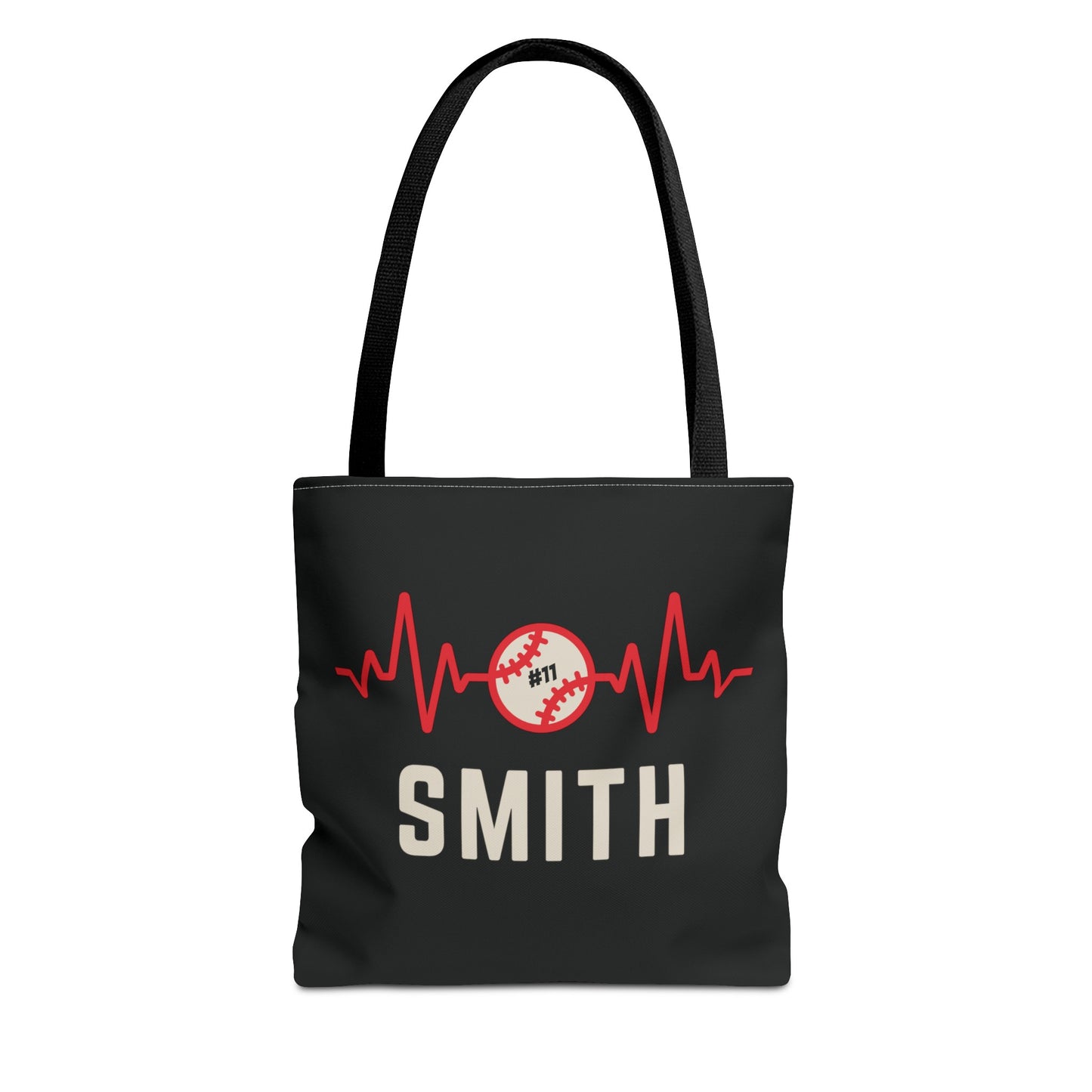 Personalized Baseball Tote Bag