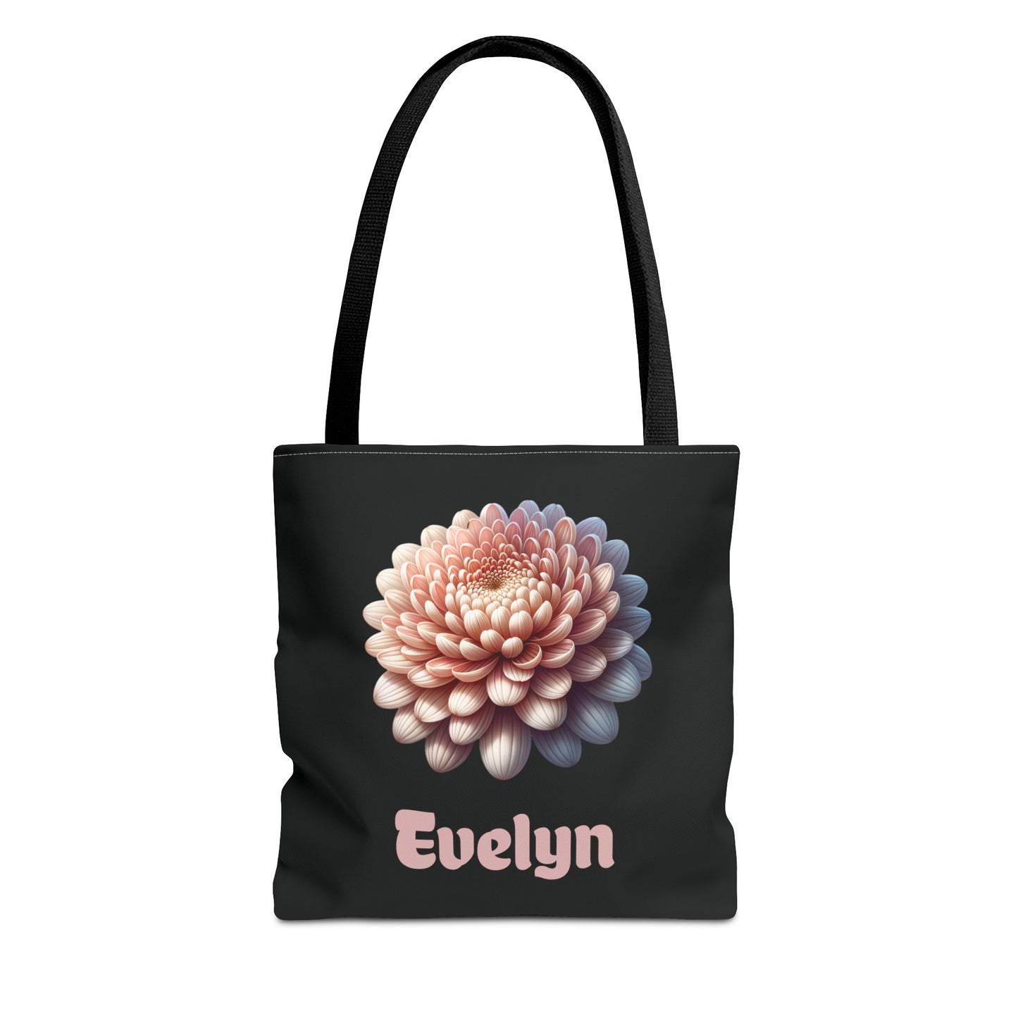 Personalized November Birthday Tote Bag - Chrysanthemum