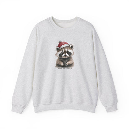 Raccoon Warm Hat Season Sweatshirt