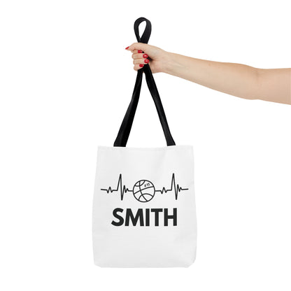 Personalized Basketball Tote Bag