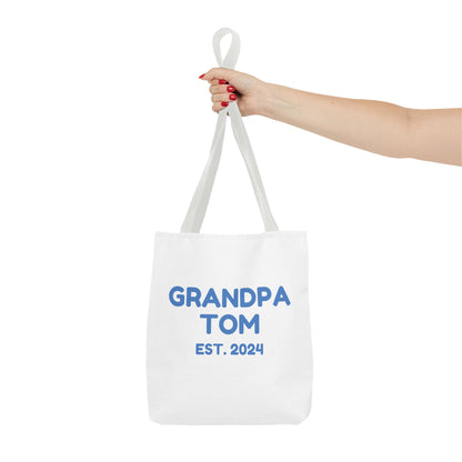 Personalized Grandpa 2024 Tote Bag