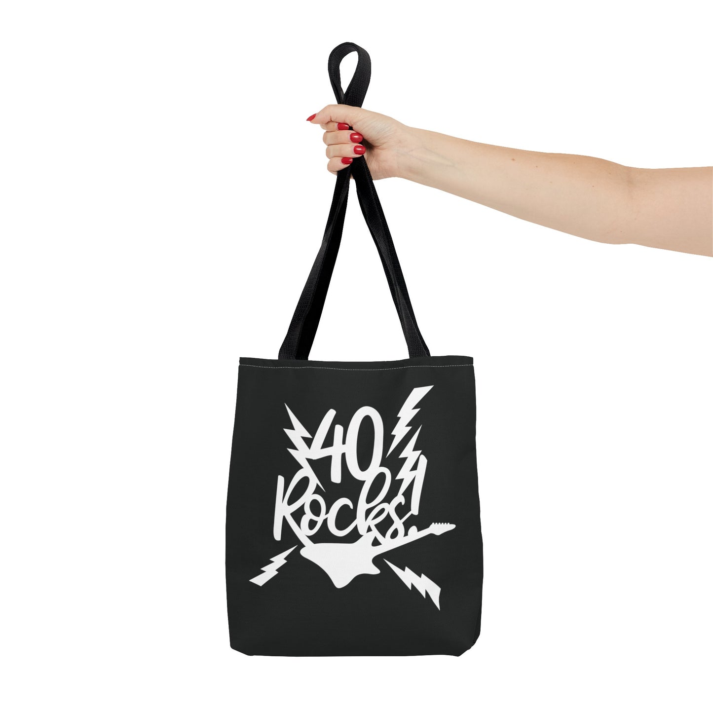 Personalized 40th Rocks Birthday Tote Bag