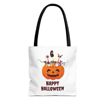 Halloween Candy Pumpkin Tote Bag