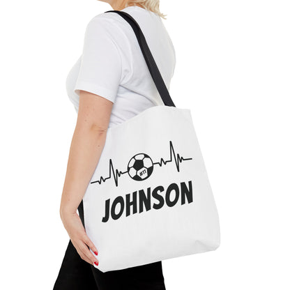 Personalized Soccer Tote Bag