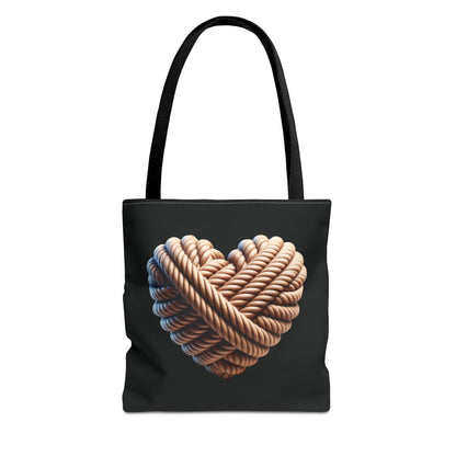 Heart Rope Tote Bag