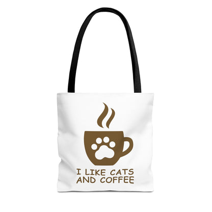 Cats and Coffee Tote Bag