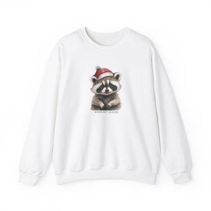 Raccoon Warm Hat Season Sweatshirt