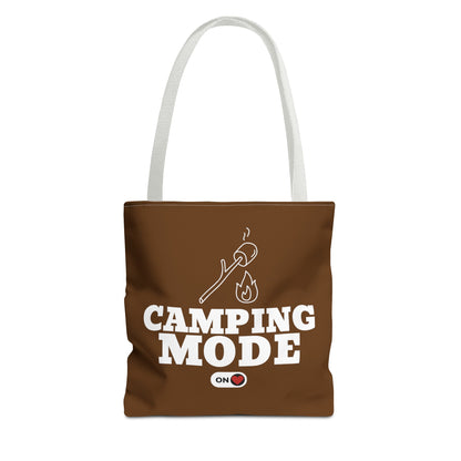 Camping Mode On Tote Bag