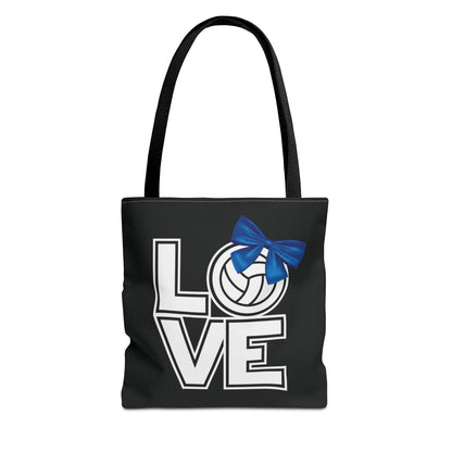 Ribbon Love Volleyball Tote Bag