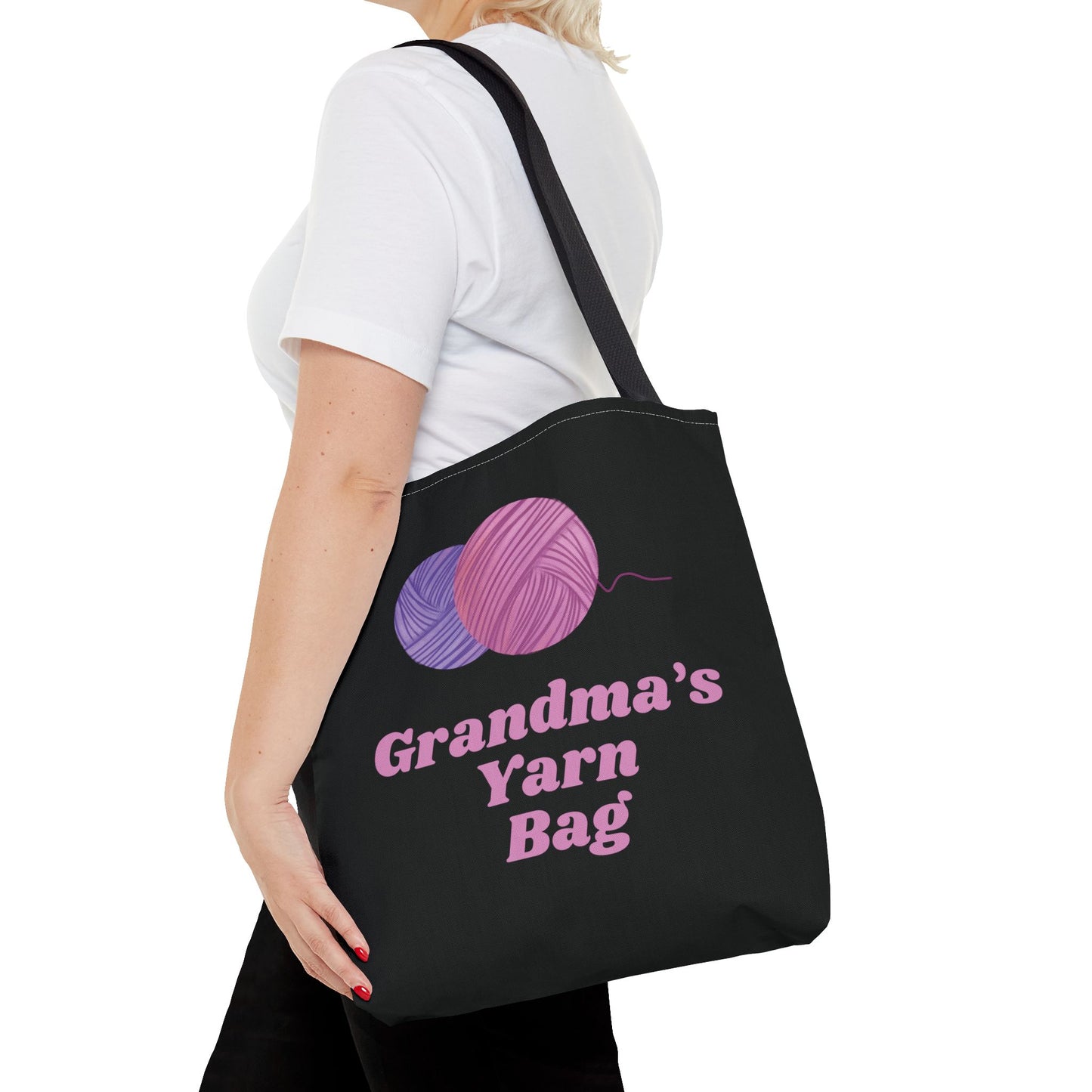 Grandma's Yarn Tote Bag