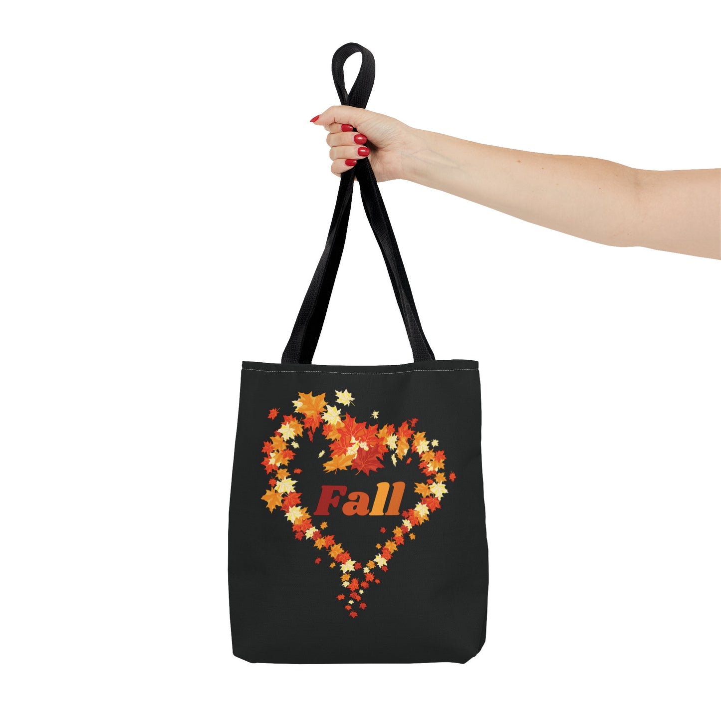 Fall Leaf Heart Tote Bag