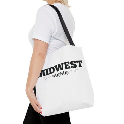 Midwest Mama Tote Bag - White