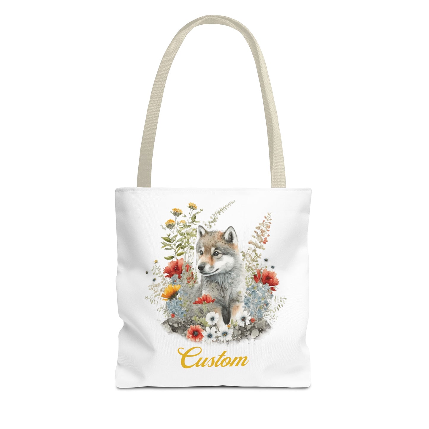 Personalized Nursery Wolf Bag