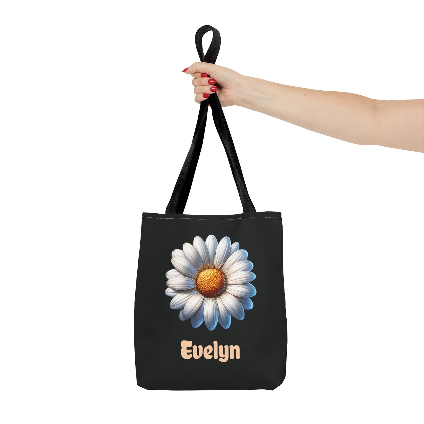 Personalized April Birthday Tote Bag - Daisy