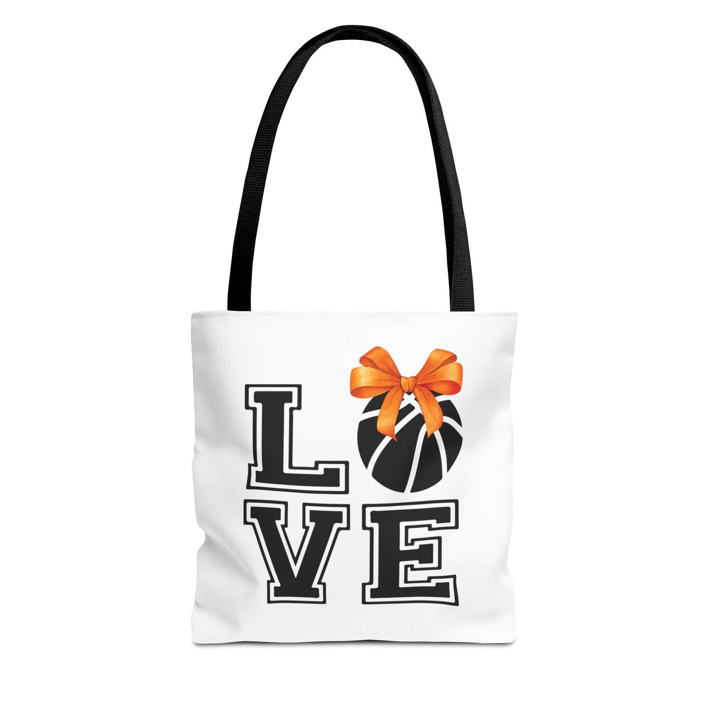 Ribbon Basketball Tote Bag