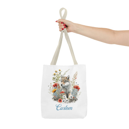 Personalized Nursery Wolf Bag