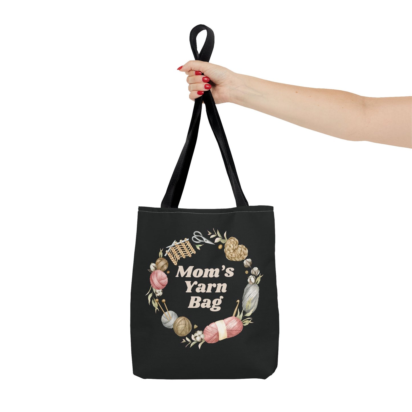 Mom's Yarn Tote Bag