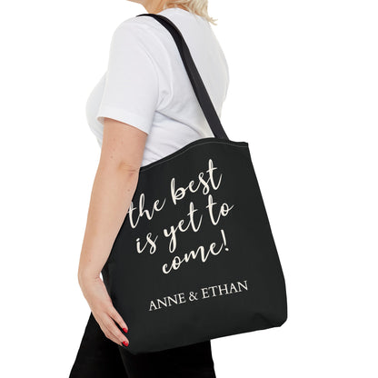 Personalized Wedding Name Tote Bag