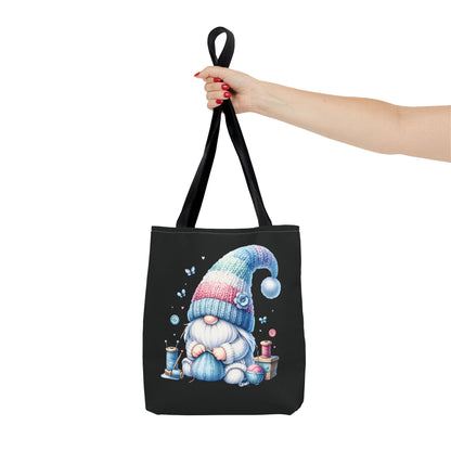 Knitting Gnome Tote Bag