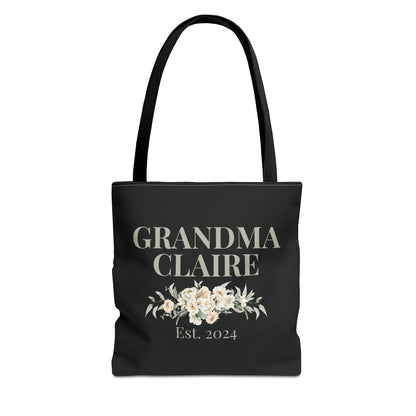 Personalized Grandma Established 2024 Tote Bag