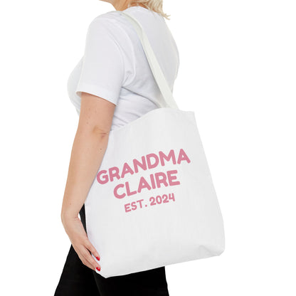 Personalized Grandma 2024 Tote Bag