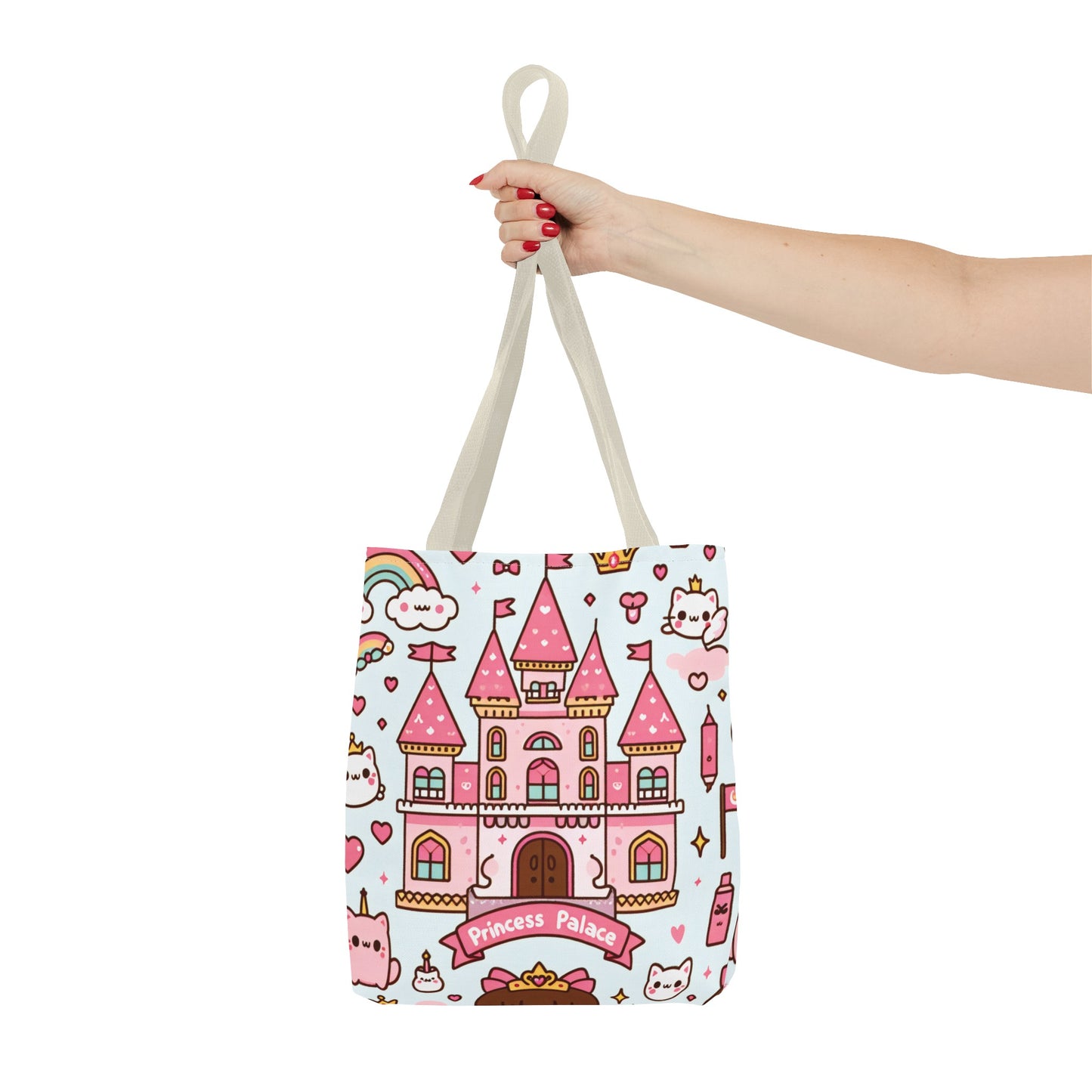 Kid's Princess Palace Pattern Tote Bag