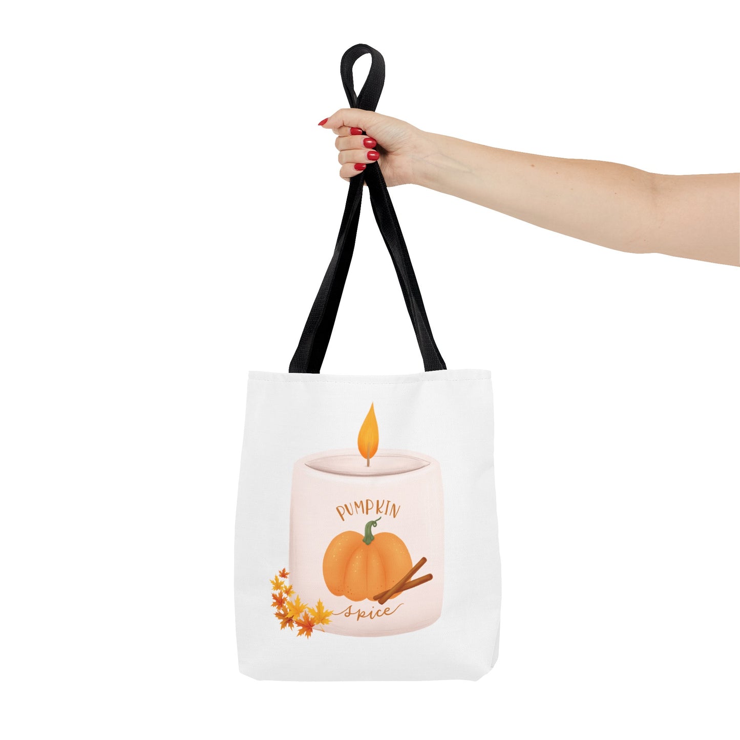 Pumpkin Spice Candle Tote Bag