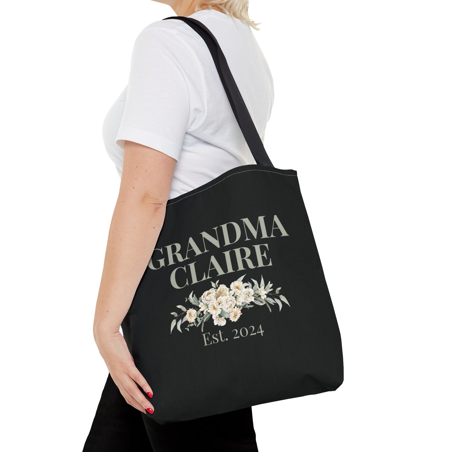 Personalized Grandma Established 2024 Tote Bag