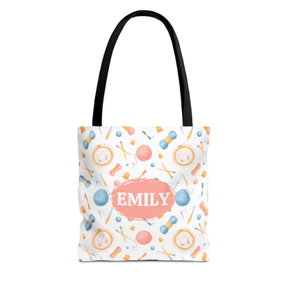 Personalized Yarn Tote Bag