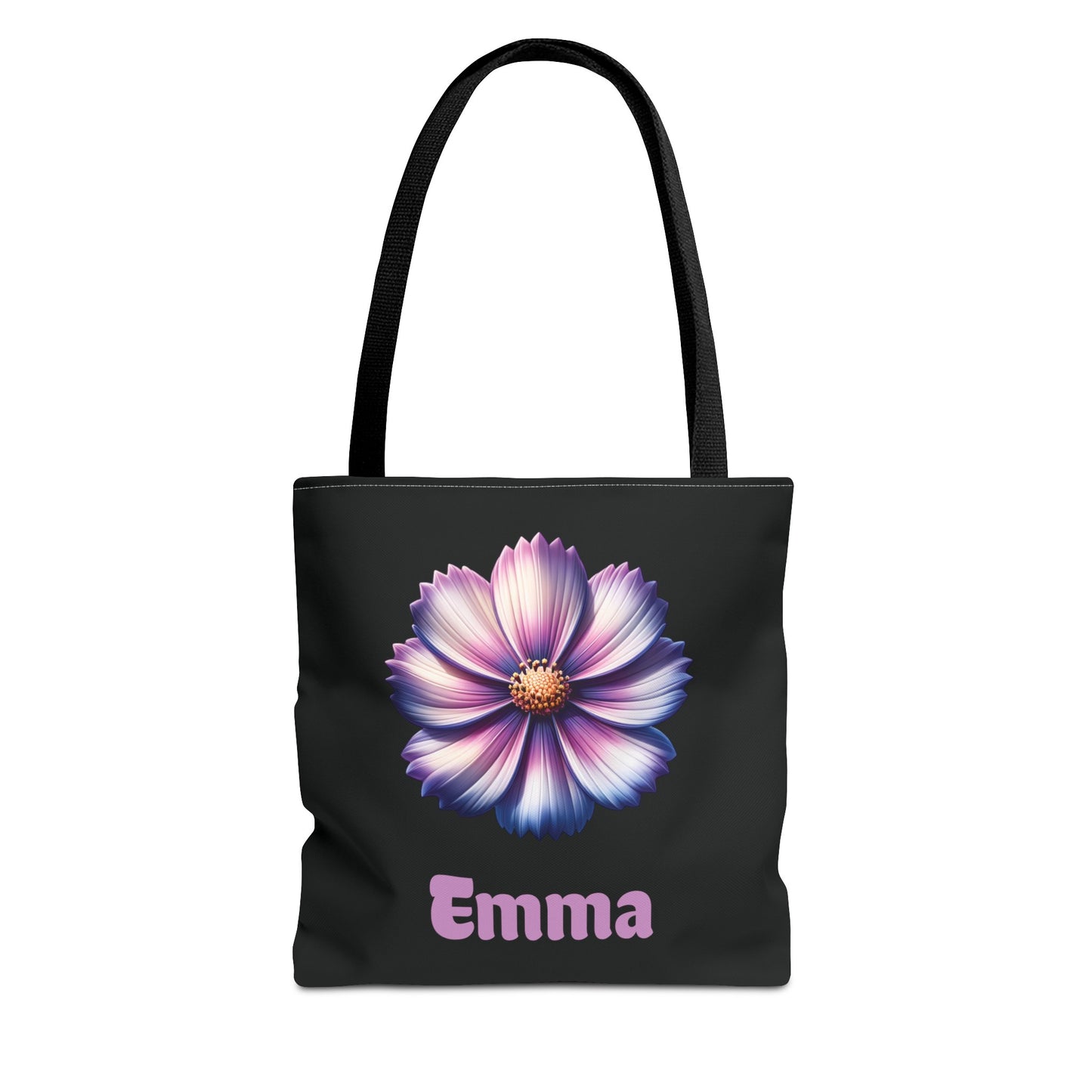 Personalized October Birthday Tote Bag - Cosmos