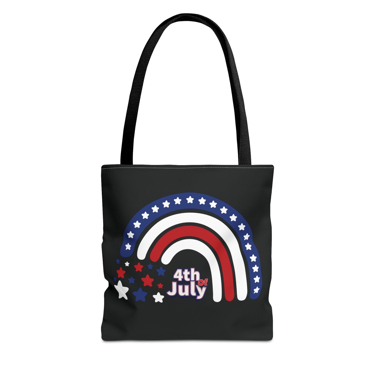 4th of July Rainbow Tote Bag