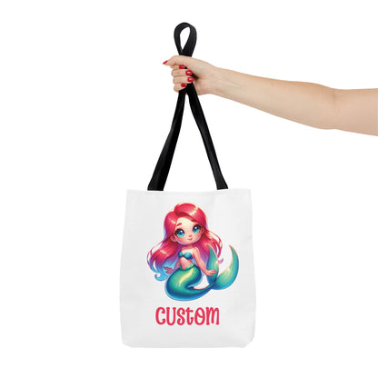 Personalized Mermaid Tote Bag