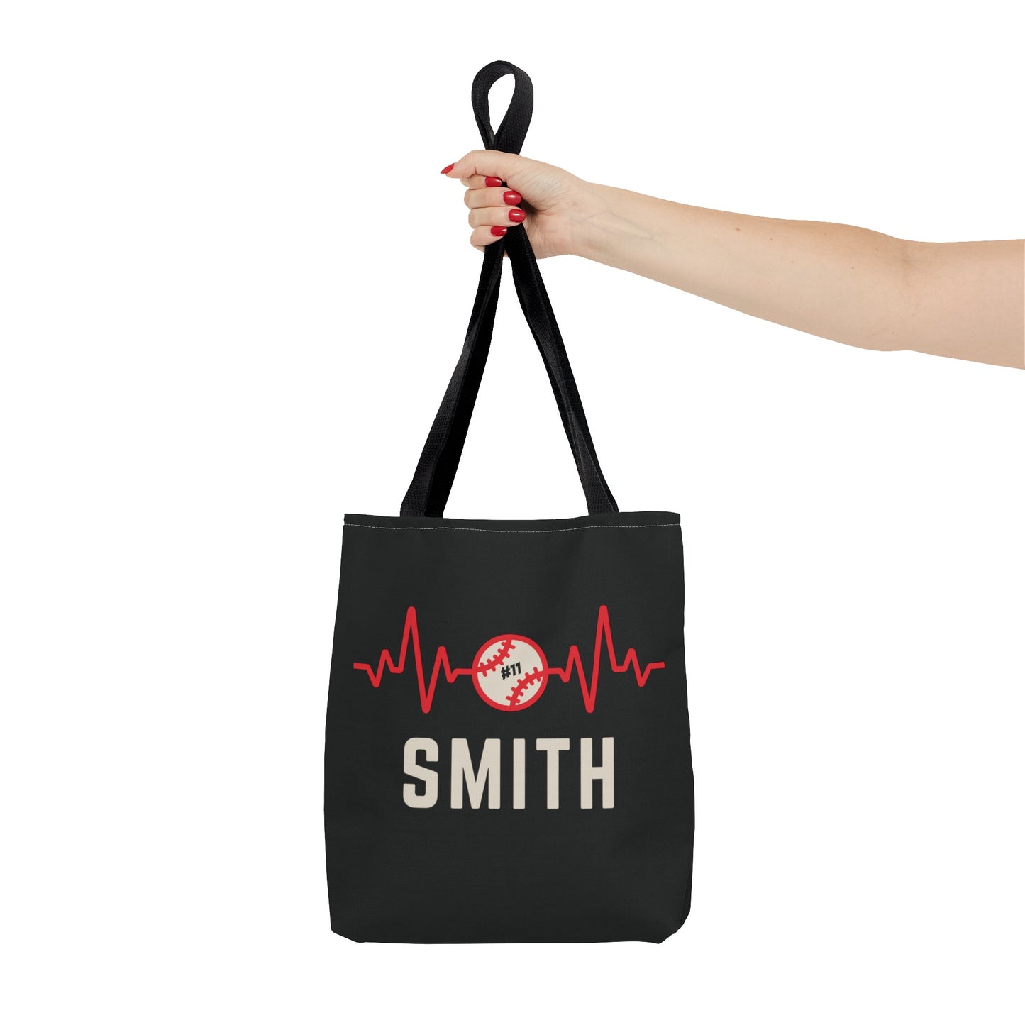 Personalized Baseball Tote Bag