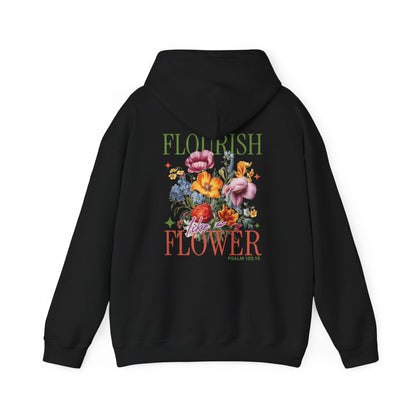 Flourish Like A Flower Christian Hoodie