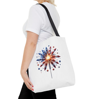 4th of July Sparkler Tote Bag