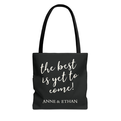 Personalized Wedding Name Tote Bag