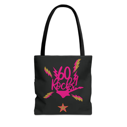 Personalized 60 Rocks Birthday Tote Bag