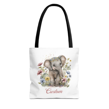 Personalized Nursery Elephant Bag