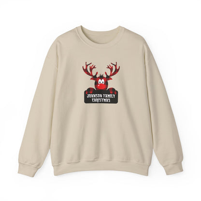 Personalized Plaid Moose Sweatshirt