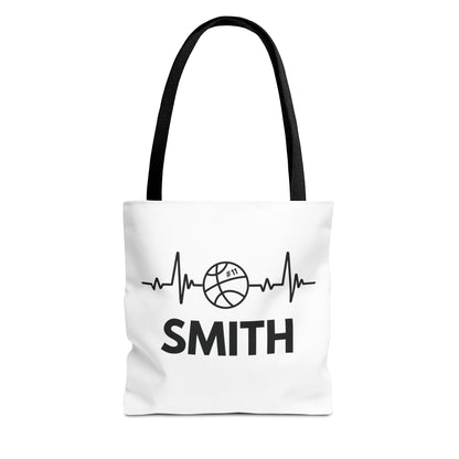 Personalized Basketball Tote Bag