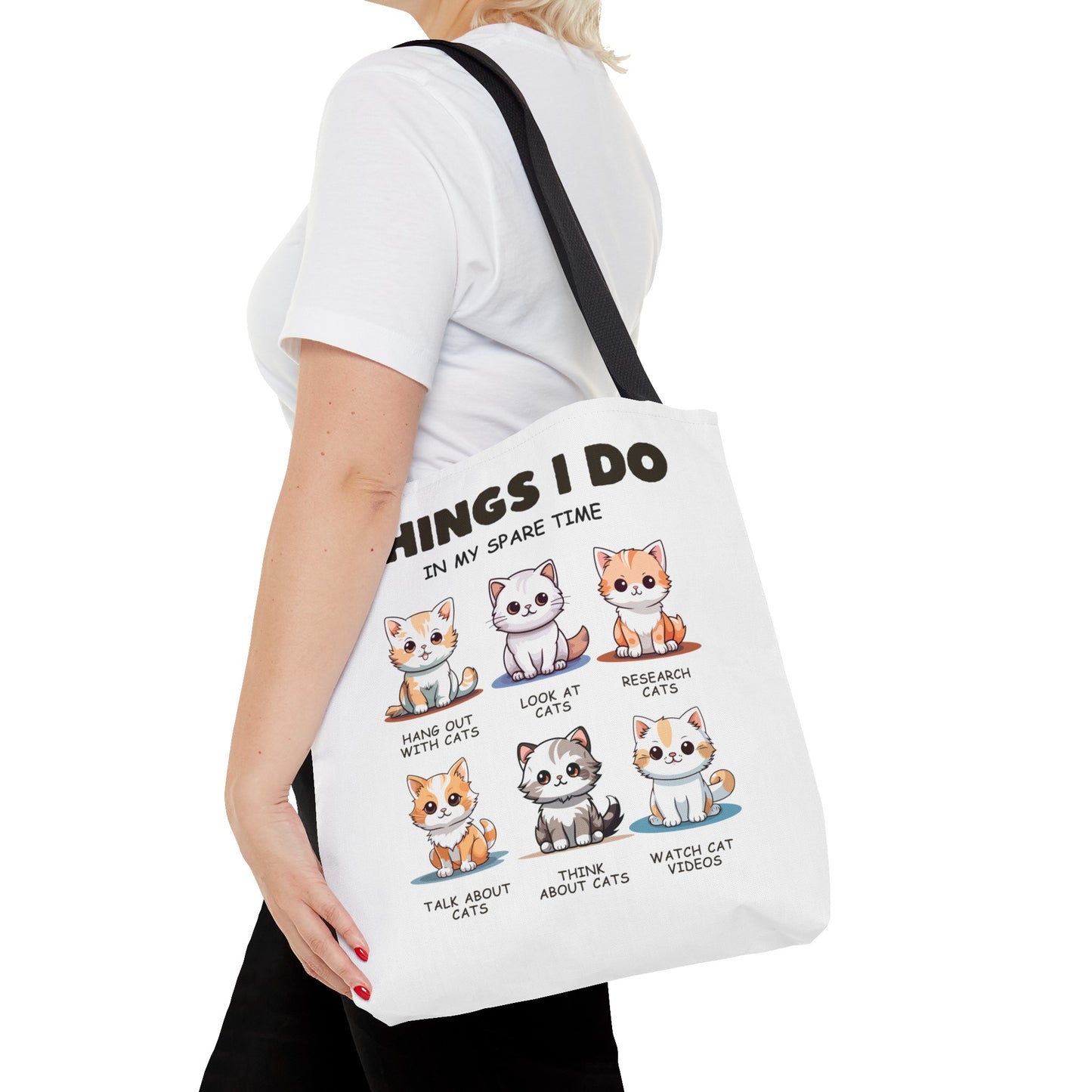 Things I Do Cat Tote Bag