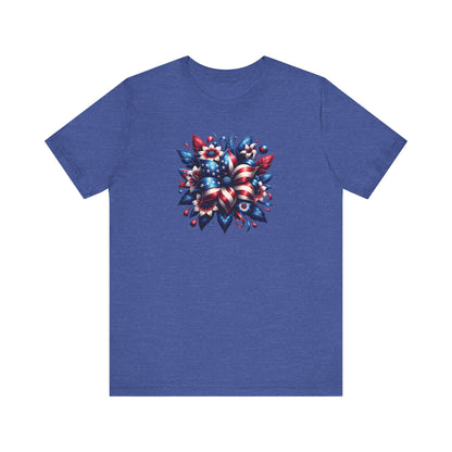 Floral Patriotic T-Shirt