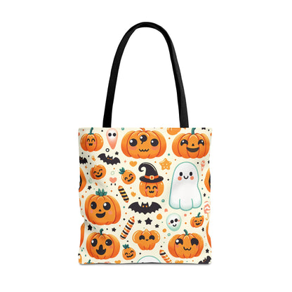 Halloween Pumpkin Pattern Tote Bag