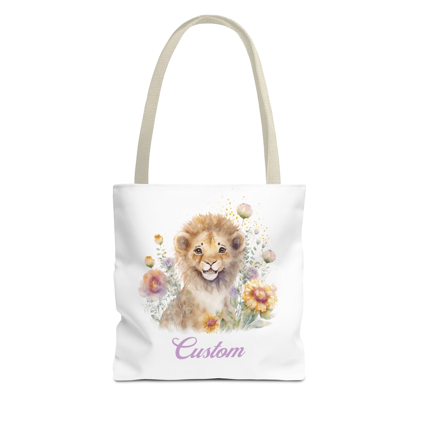 Personalized Nursery Lion Bag