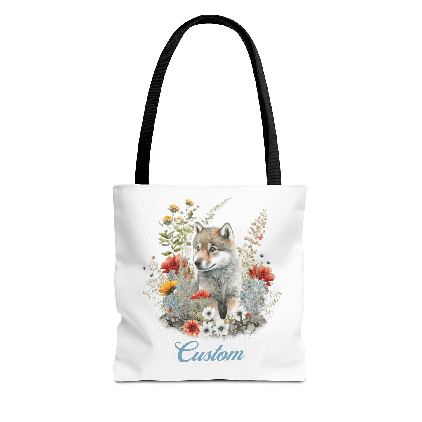 Personalized Nursery Wolf Bag