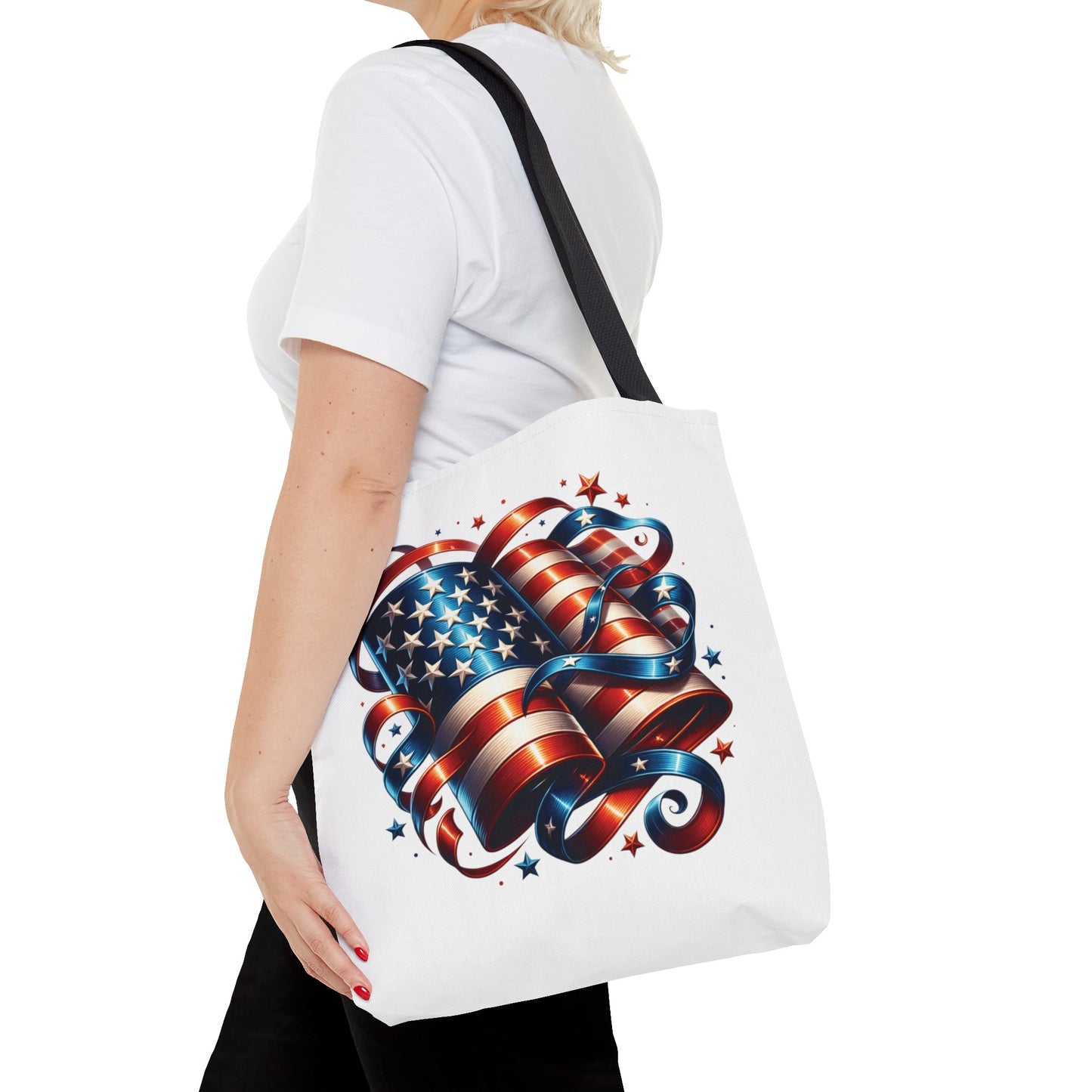 American Flag Tote Bag