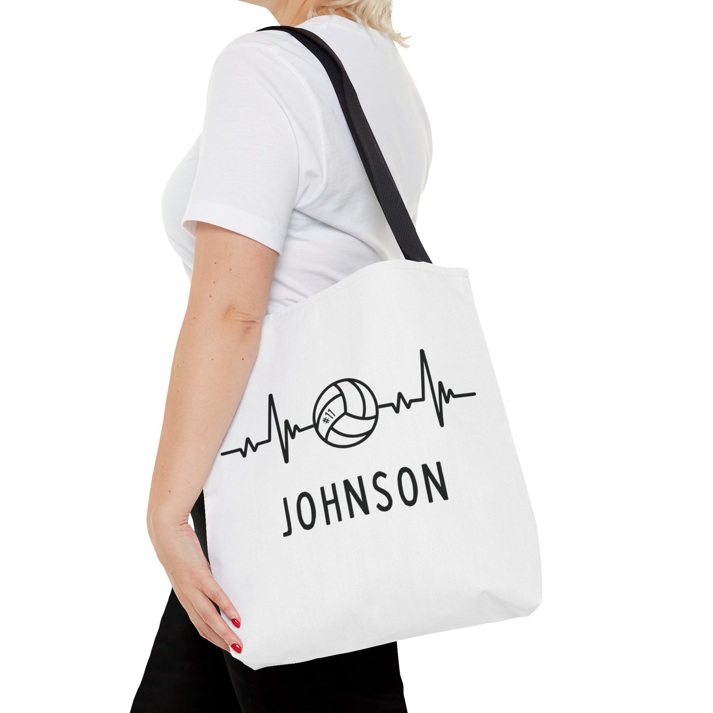 Personalized Volleyball Tote Bag