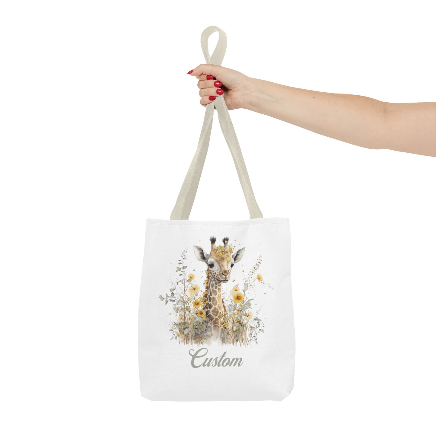 Personalized Nursery Giraffe Bag