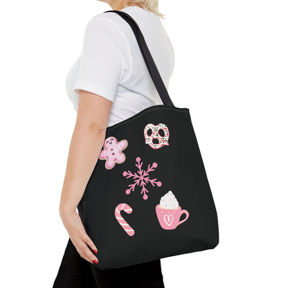 Pink Christmas Treats Tote Bag