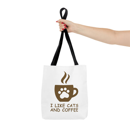 Cats and Coffee Tote Bag